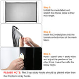 Magic Gate for Dogs, Dog gate, Pet Safety Gate, Portable Folding Mesh Magic Gate, Safe