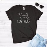 Low Rider Dachshund dog print Women tshirt Cotton Casual Funny t shirt For Lady Yong Girl Top Tee Hipster Drop Ship S-406